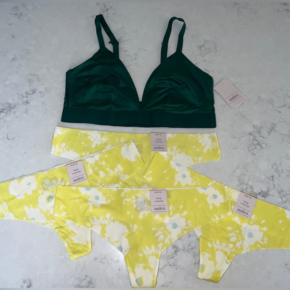 Target Auden Underwear & Bra lot All New With Tags 5pcs Size Medium